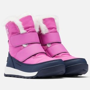 NWT SOREL Little Girl's Youth Whitney II Boots Bright Lavender 4